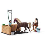 Schleich Washing Area With Horse Club Emily & Luna