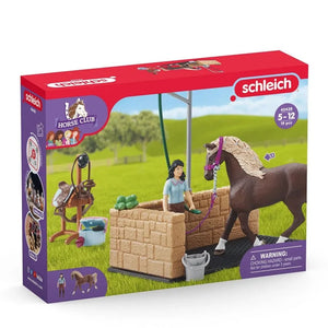 Schleich Washing Area With Horse Club Emily & Luna