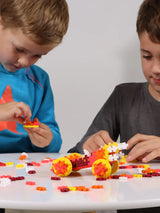 Plus-Plus 200 Piece Tube - Color Cars: Fire