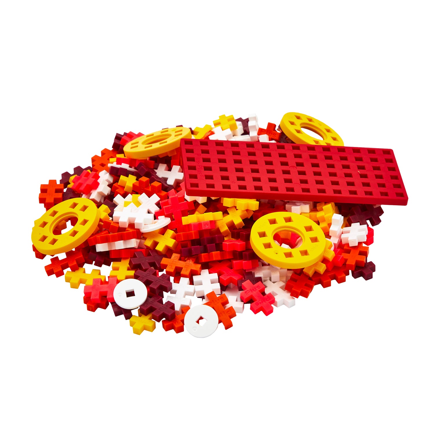 Plus-Plus 200 Piece Tube - Color Cars: Fire