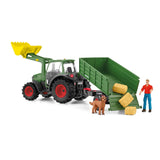 Schleich Farm World Tractor with Trailer Set