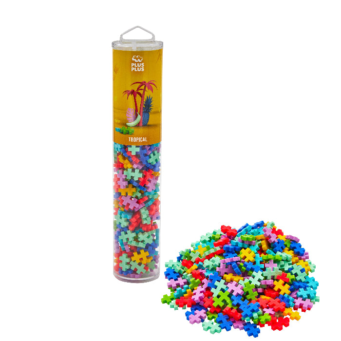 Plus-Plus 240 Piece Tube - Tropical Color Mix