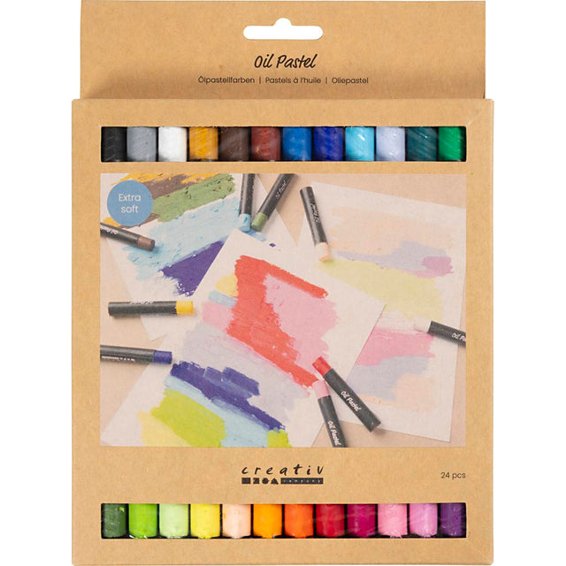 Oil Pastels 7cm Thickness 11mm - Pastel Colours