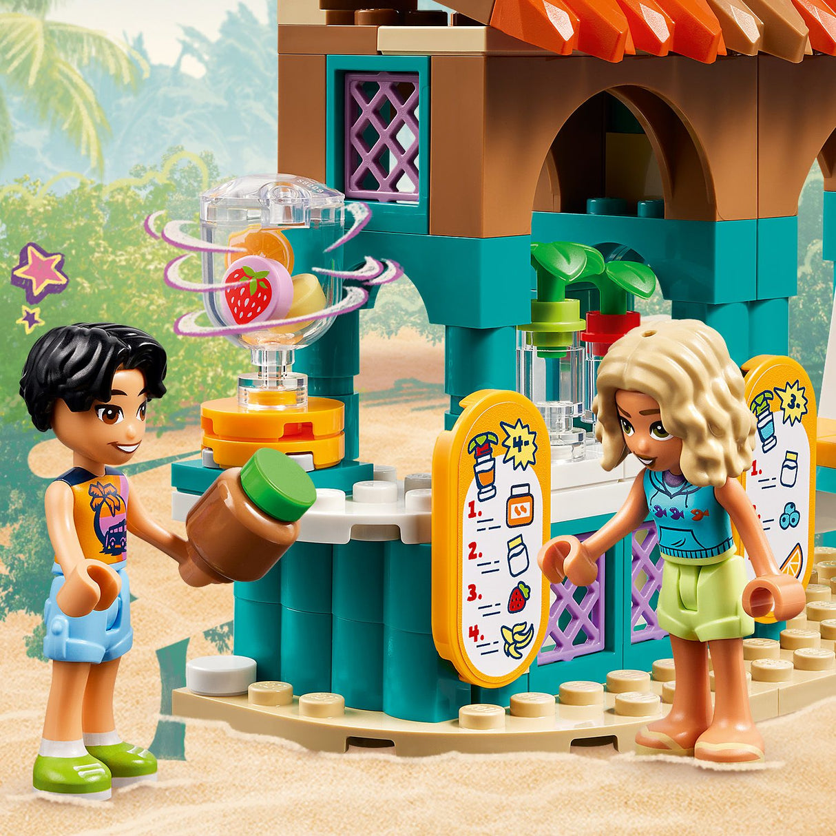 Lego Friends Beach Smoothie Stand