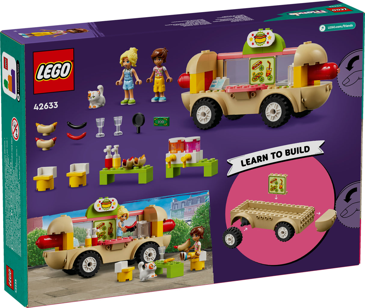 Lego Friends Hot Dog Food Truck Set