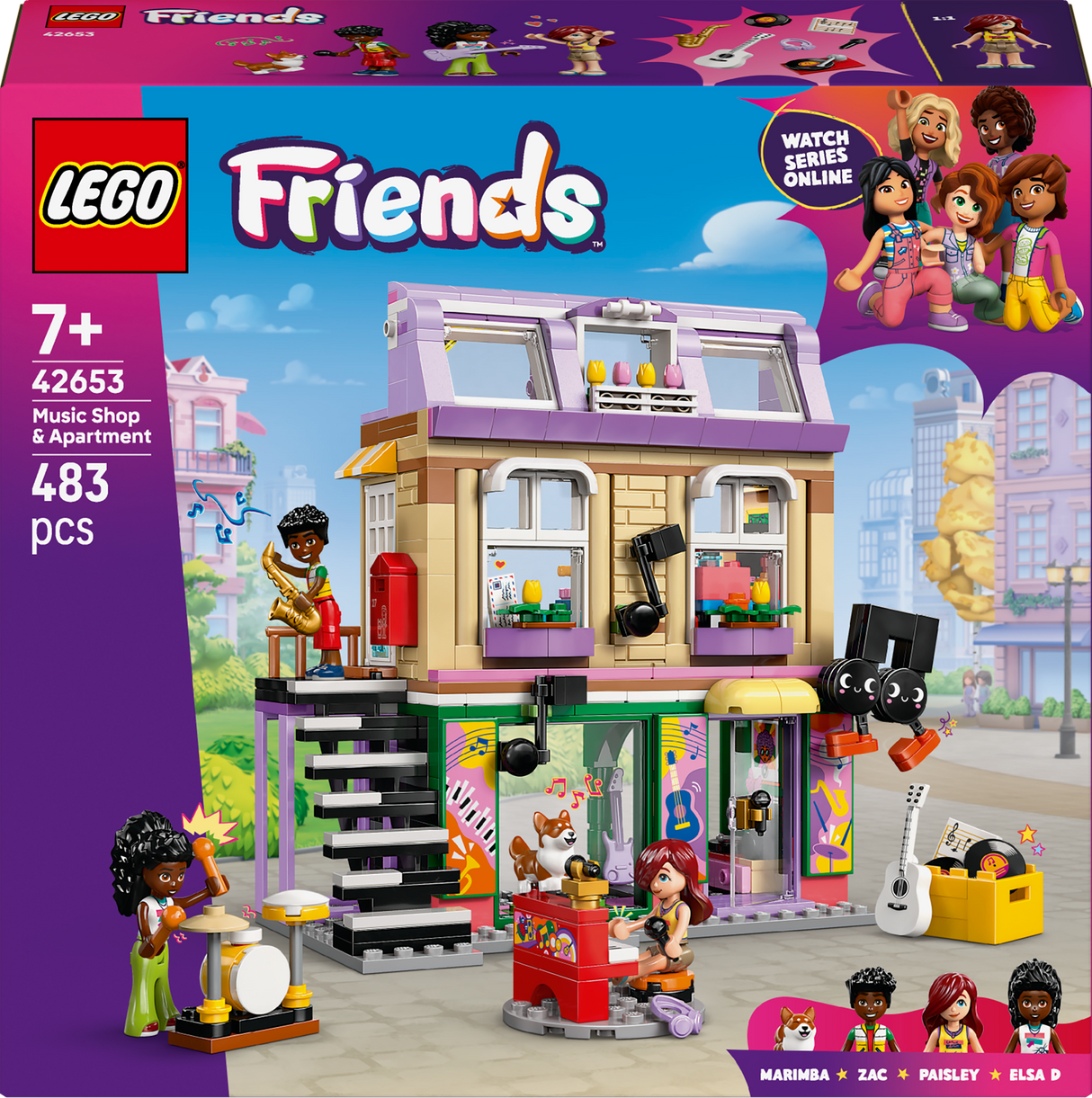Lego Friends - Music Store & Apartment