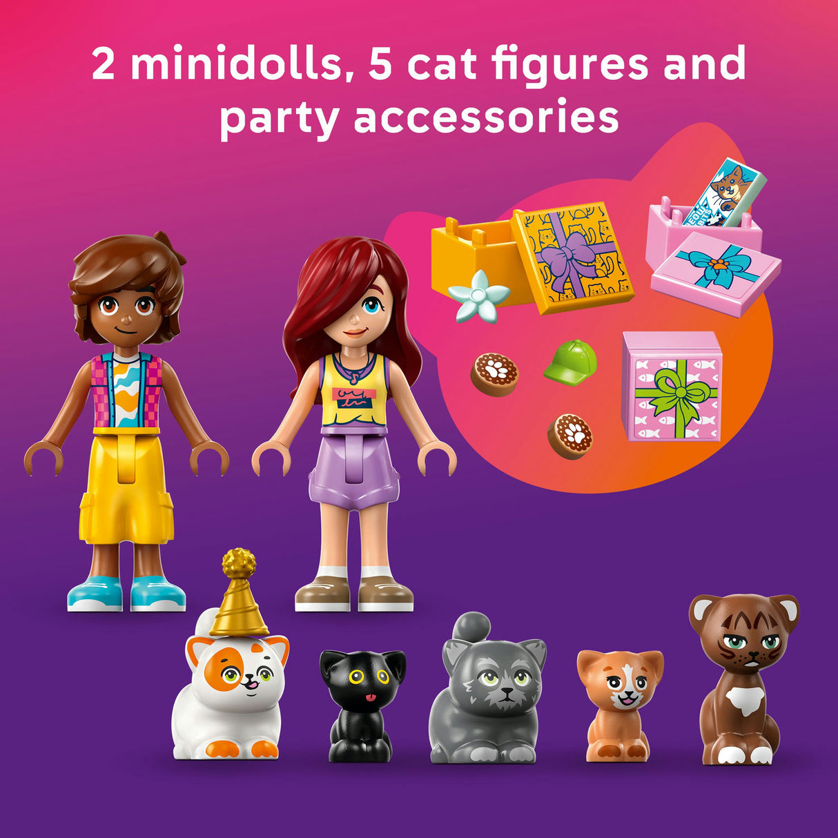 Lego Friends - Cat Birthday Party & Tree House