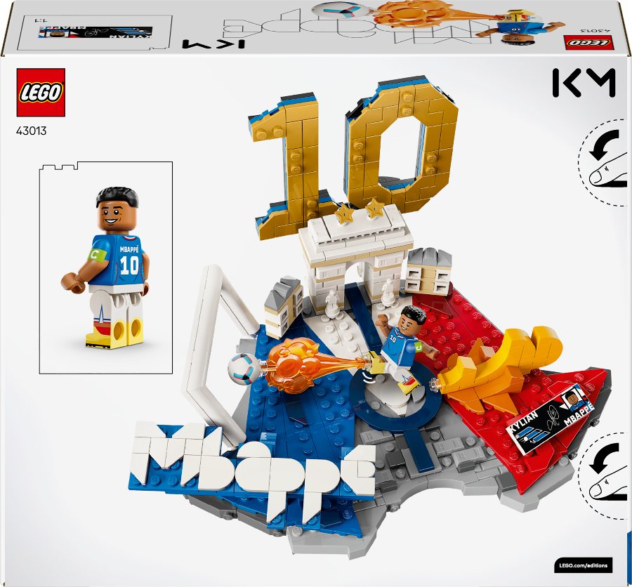 LEGO set packaging with football theme and character figure