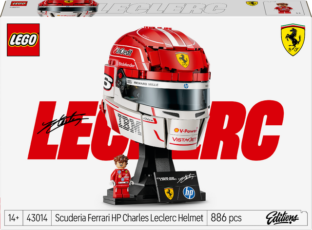 LEGO Editions - Scuderia Ferrari HP Charles Leclerc Helmet