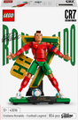 LEGO Cristiano Ronaldo figure packaging with branding and product details.
