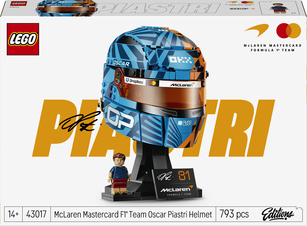 LEGO Editions - McLaren Mastercard F1 Team Oscar Piastri Helmet