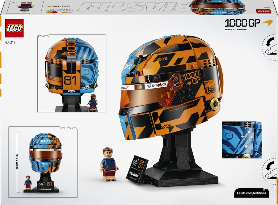 LEGO Editions - McLaren Mastercard F1 Team Oscar Piastri Helmet