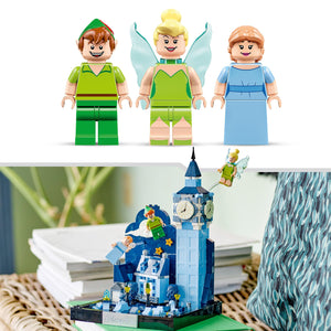 Lego Disney Peter Pan and Wendys Flight over London