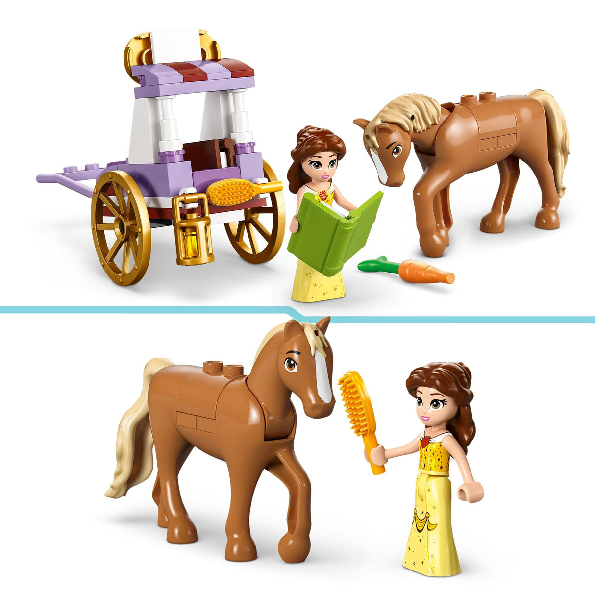 Lego Disney Princess Belle's Storytime Horse Carriage Set