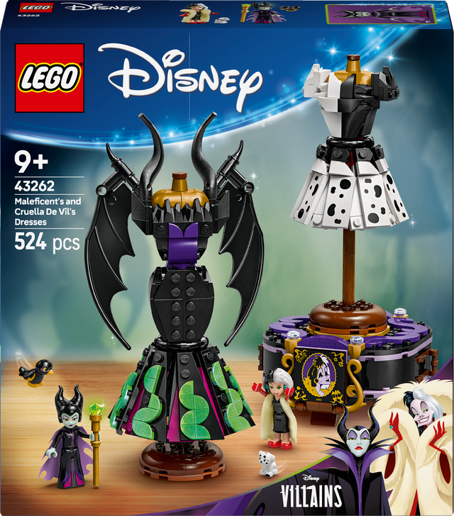 Lego Disney - Maleficent's and Cruella De Vil's Dresses