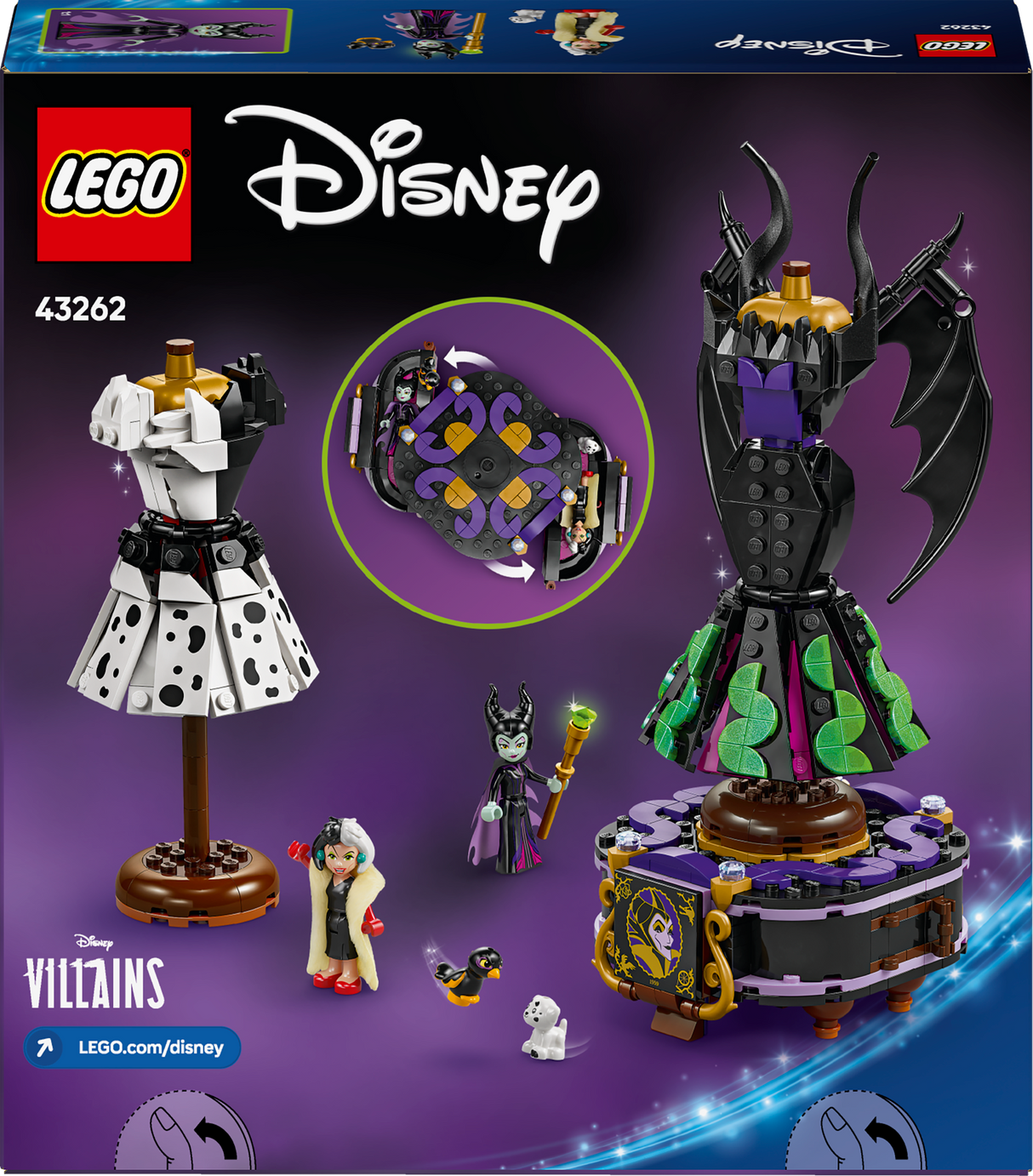 Lego Disney - Maleficent's and Cruella De Vil's Dresses