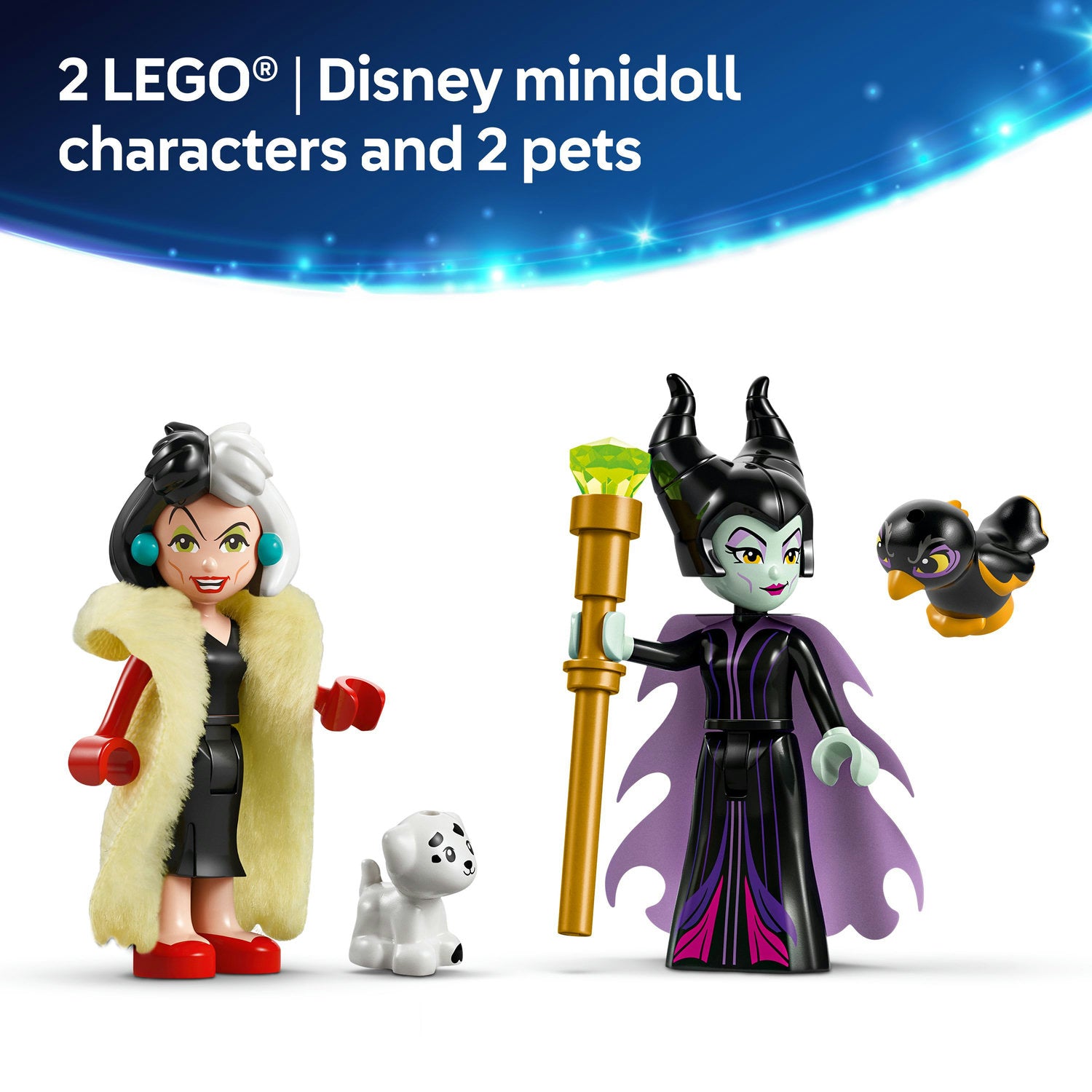 Lego Disney - Maleficent's and Cruella De Vil's Dresses