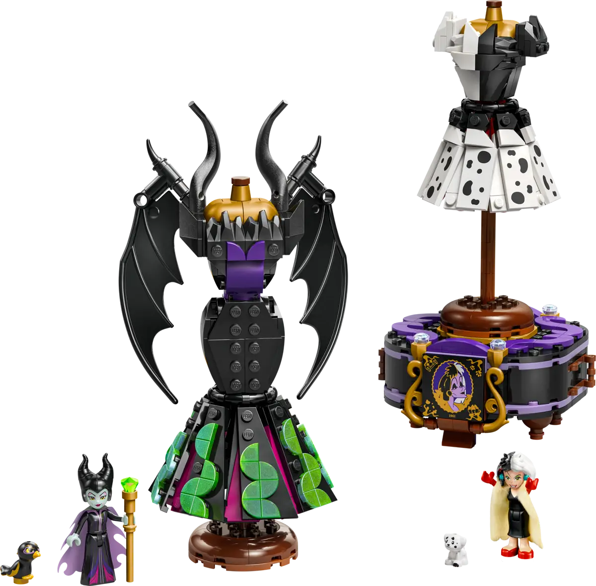 Lego Disney - Maleficent's and Cruella De Vil's Dresses