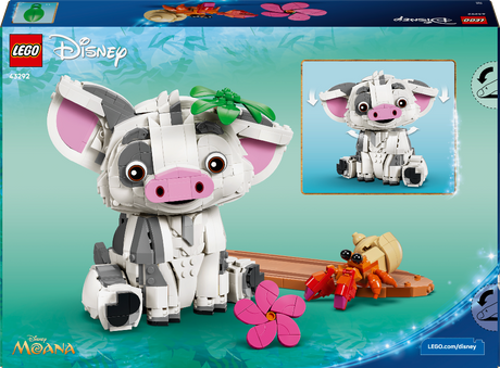 LEGO Disney Moana Pua toy set packaging with character illustration