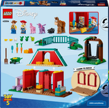 LEGO Disney Toy Story 5 set packaging with characters and structures.