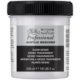 Winsor & Newton Professional Acrylic Medium Clear Gesso 225ml