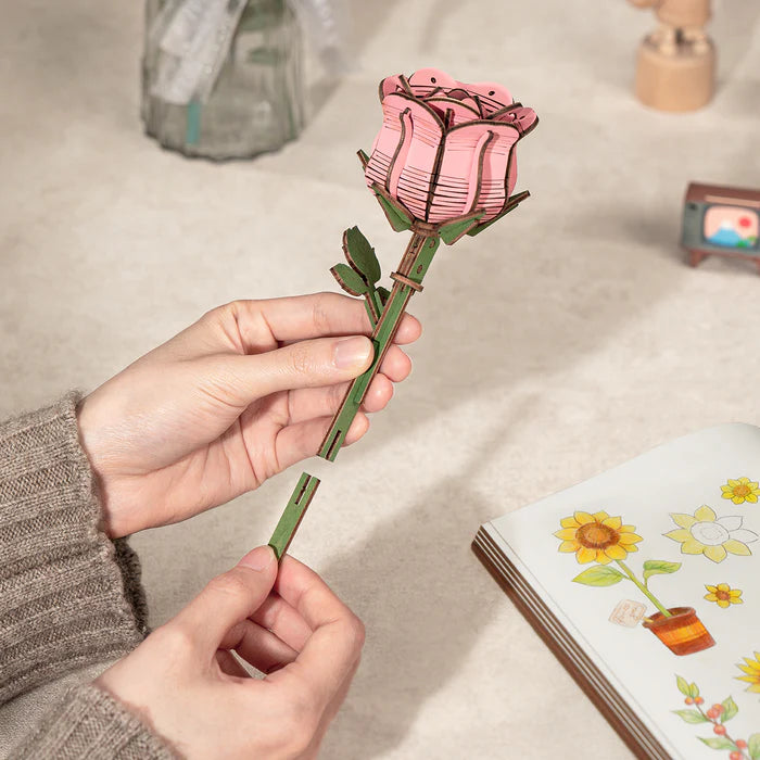 Robotime DIY Wooden Flower 3D Puzzle - Bouquet