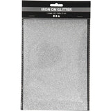 Iron on foil, A5 14.8x21 cm, 1 sheet, silver