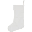 Christmas Stocking - Blank White