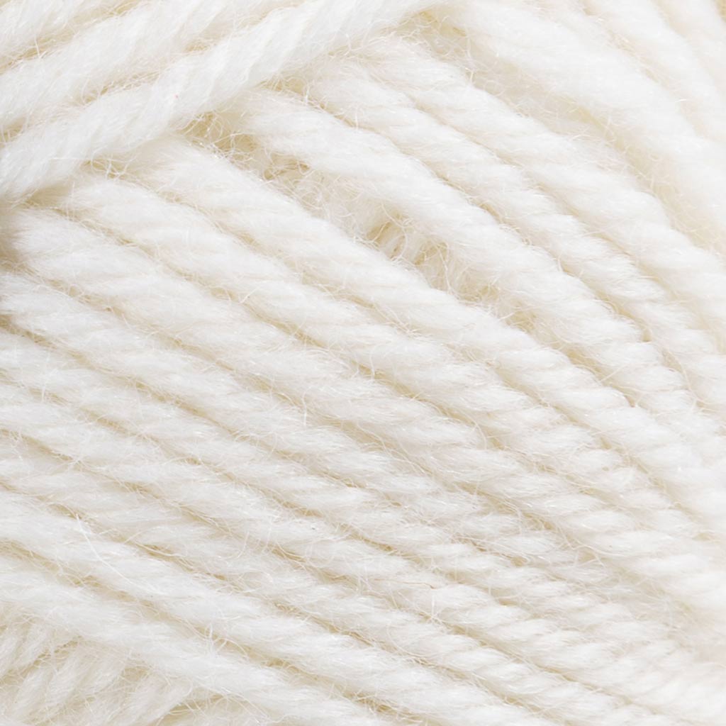 Melbourne Wool Yarn L: 92m Needle 4-5.5 Off-White 50g Ball