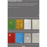 Holographic Paper - 8 Pack