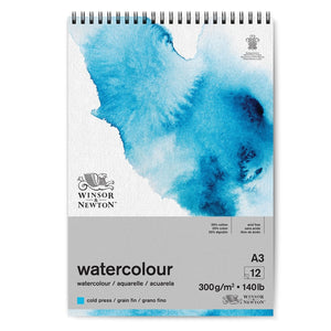 Winsor & Newton Watercolour Pad (Spiral) Cold Press A3