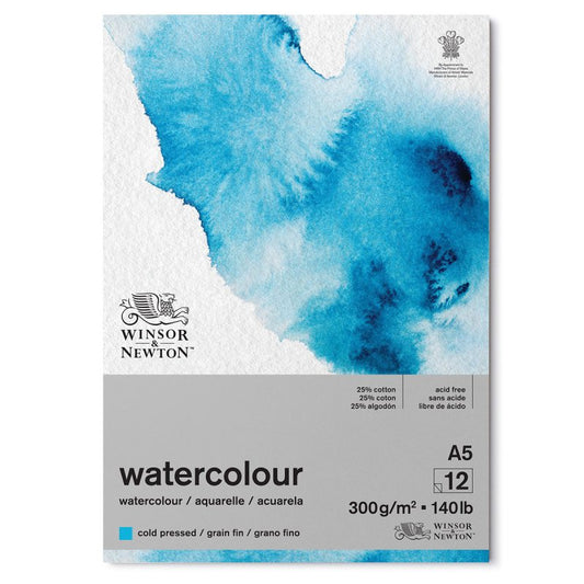 Winsor & Newton Watercolour Pad (Gummedl) Cold Press A5