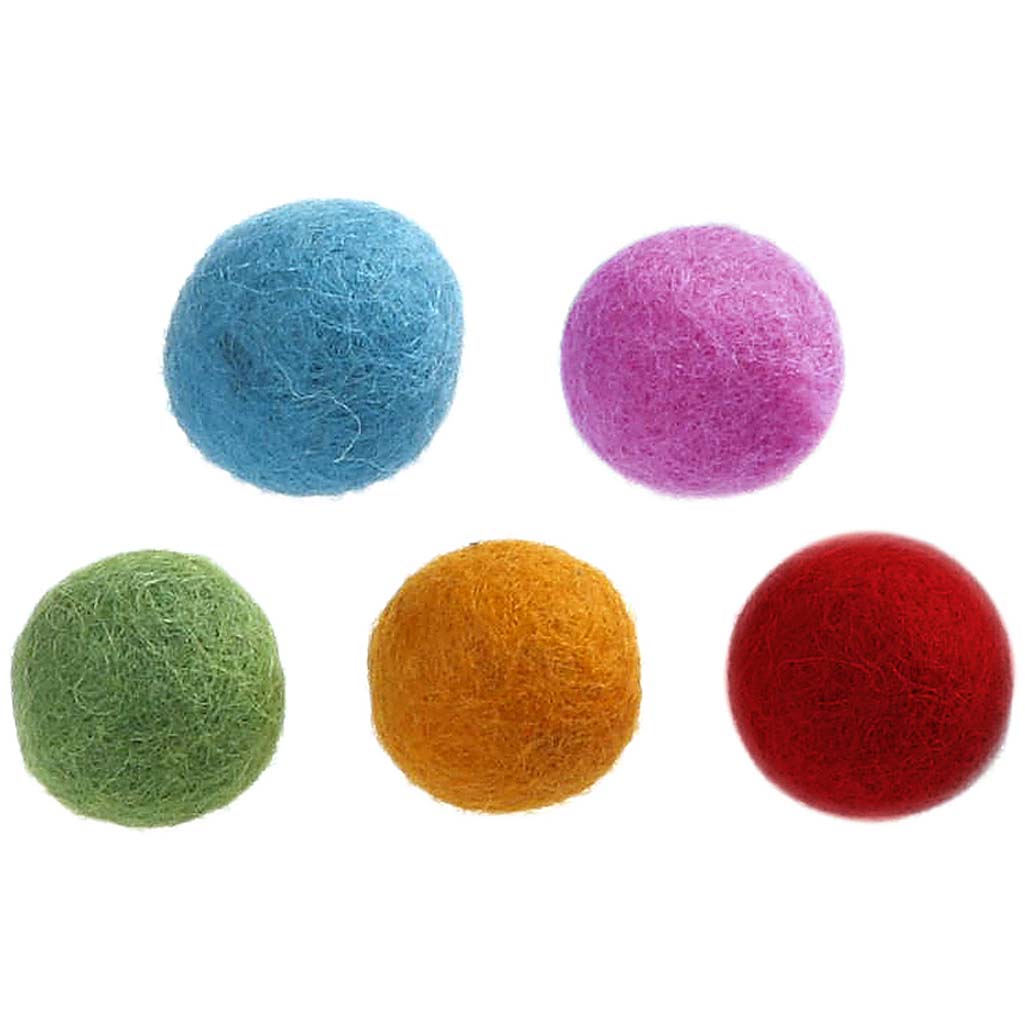 Felt balls