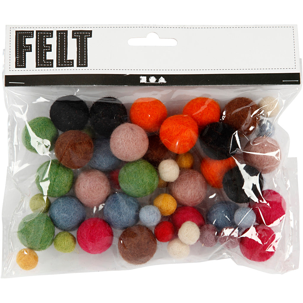 Felt balls