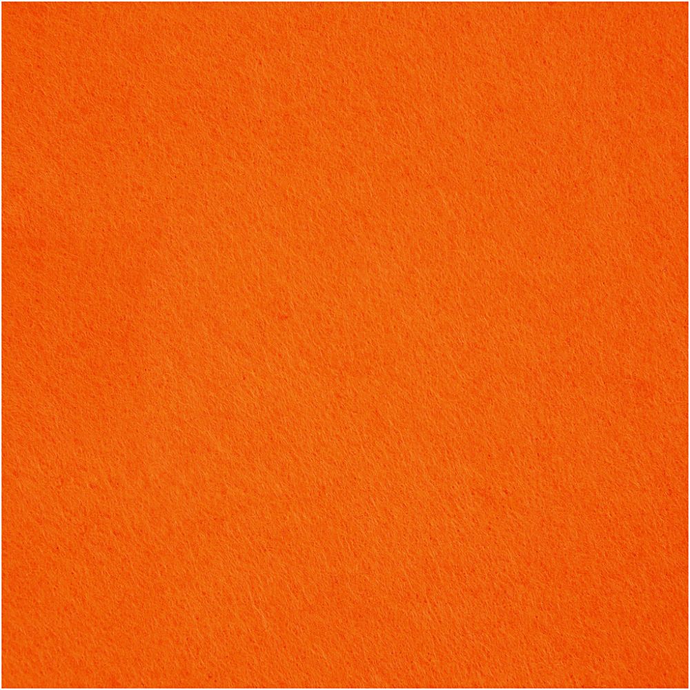 A4 Felt Sheets - Orange (Pack of 10)