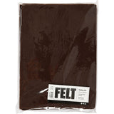 A4 Felt - Brown (Pack of 10)