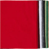 Craft Felt A4 210x297mm - Christmas Colours (10 Pack)
