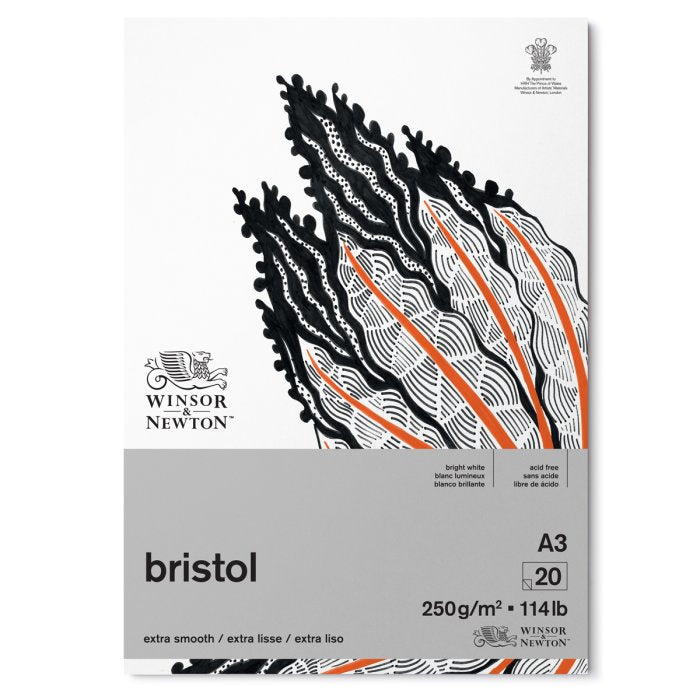 Winsor & Newton Bristol Pad 250gsm A3 (20 Sheets)