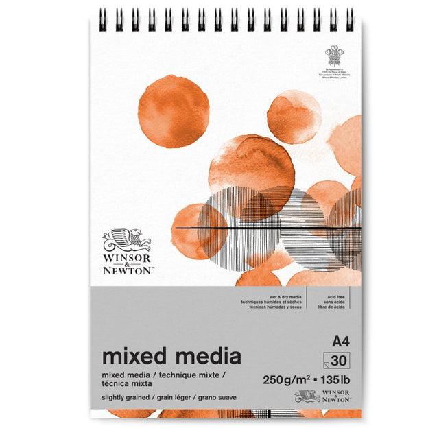 Winsor & Newtons Mixed Media Pad Spiral A4