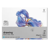 Winsor & Newton Drawing Pad Medium Grain 220g A2 (25 Sheets)