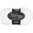 Cotton Yarn No. 8/8 80-85m 50g- White