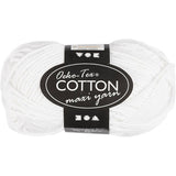 Cotton Yarn No. 8/8 80-85m 50g- White