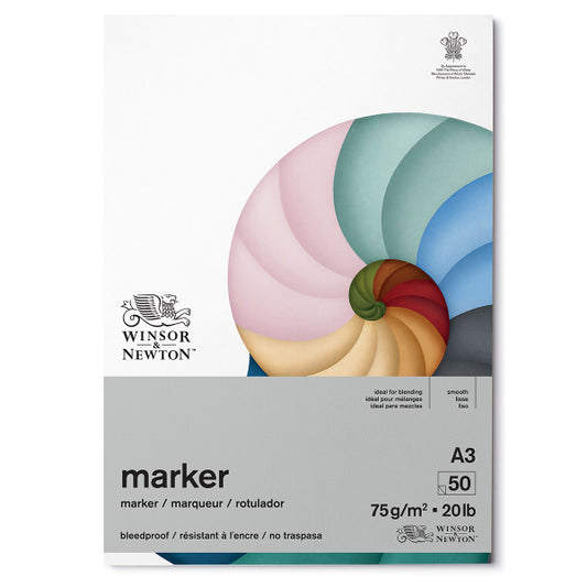 Winsor and Newton Bleedproof Marker Pad 75gsm - A3