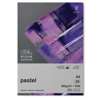 Winsor and Newton Pastel Pad Grey 160gsm - A4 Gummed
