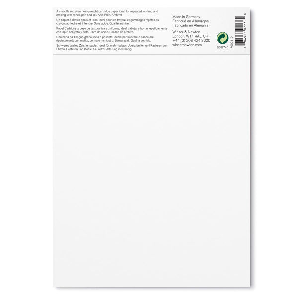 Winsor and Newton Smooth Grain Cartridge Pad 220gsm - A5 Gummed