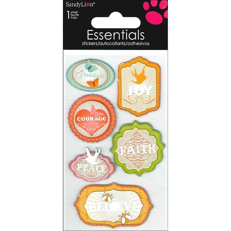 Essentials Sticker Sheet - Words of Encouragement