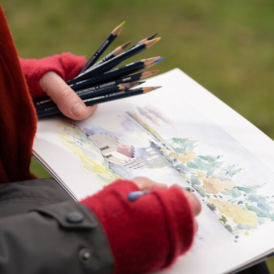 Derwent Watercolour Pencils - 72 Wooden Box