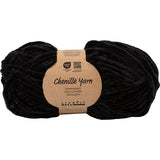 Velour Yarn L: 105m Needle 5-6 Black 100g