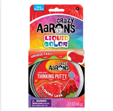 Crazy Aaron's Thinking Putty 3.5" - Flowing Lava