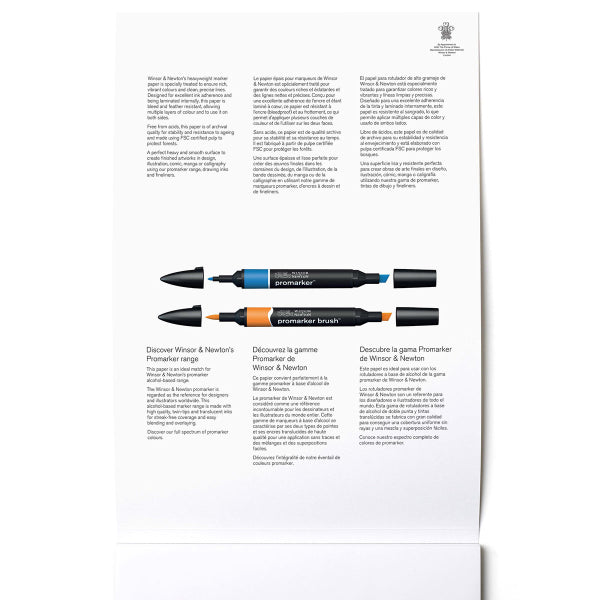 Winsor and Newton Bleedproof Marker Pad 160gsm - A4